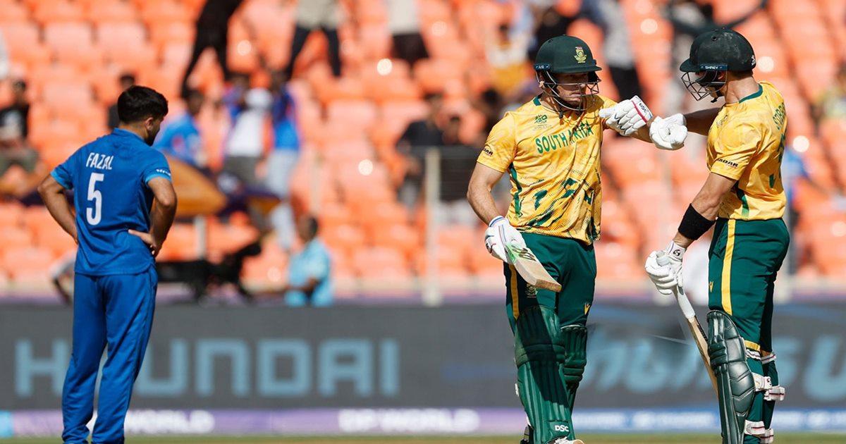 বিশ্বকাপে ‘ডাবল সুপার ওভার’: আফগানদের হৃদয় ভেঙে প্রোটিয়াদের জয়