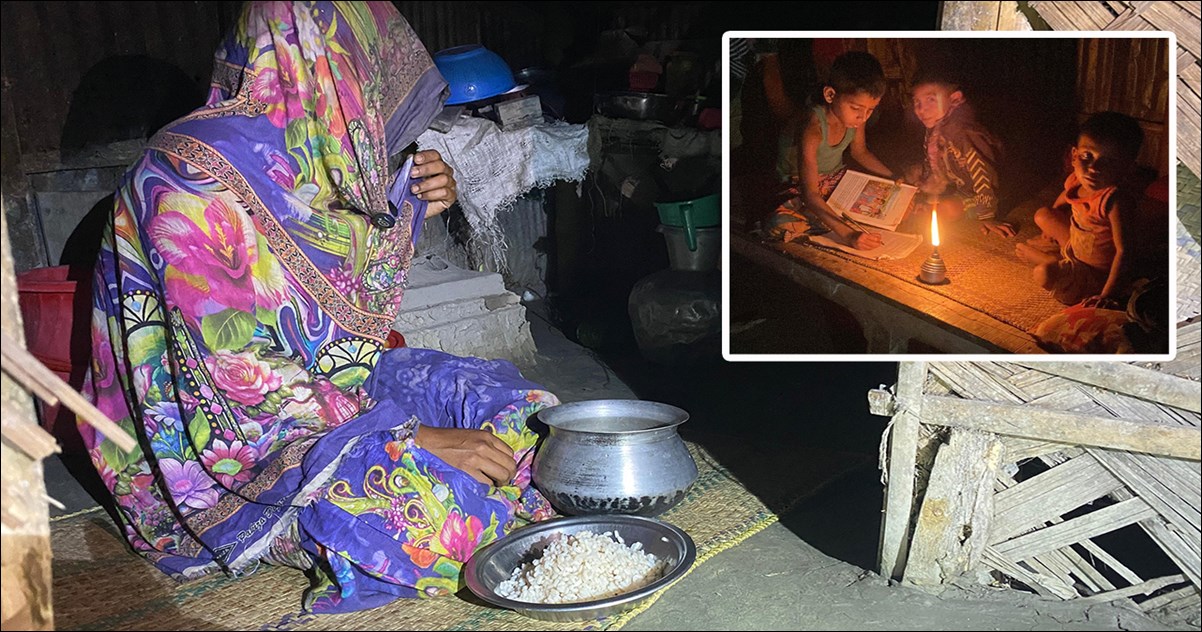 পচা পান্তা খেয়েই রোজা রাখছেন অসহায় আয়েশা ও তাঁর ৩ সন্তান