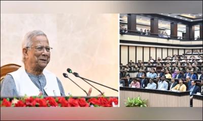 কমকর্তা ও কর্মচারীদের কাছ থেকে বিদায় নিয়েছেন প্রধান উপদেষ্টা