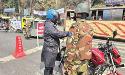 ভোটের নিরাপত্তায় রাজধানীতে সেনাবাহিনীর চেকপোস্ট: ‘জিরো টলারেন্স’ ঘোষণা