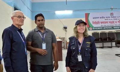 বগুড়ায় ব্যালট যাত্রায় আন্তর্জাতিক নজরদারি: সরঞ্জাম বিতরণ দেখল ইইউ
