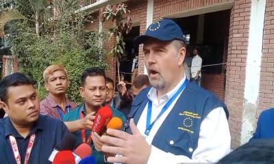 বাংলাদেশের গণতন্ত্রের জন্য আজ বিশেষ দিন: ইইউ প্রধান পর্যবেক্ষক