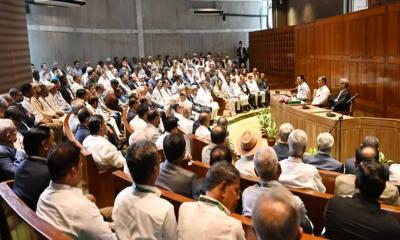 প্রথম সংসদ অধিবেশনের আগে সরকার দলীয় ও বিরোধী দলীয় সভা