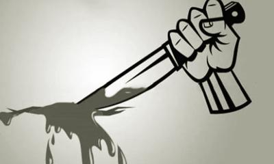 বগুড়ায় ব্যস্ততম স্টেশন রোডে যুবককে প্রকাশ্যে ছুরিকাঘাত