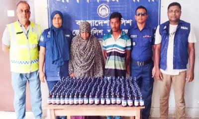 জীবননগরে পুলিশের মাদকবিরোধী অভিযান: ২৩১ বোতল ‘স্ক্যাপ’ উদ্ধার