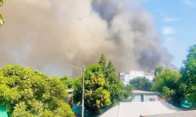 টঙ্গীতে ওষুধ কারখানায় ভয়াবহ আগুন, নিয়ন্ত্রণে ১১ ইউনিট