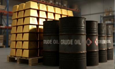 বিশ্ববাজারে স্বর্ণ-রুপা ও তেলের দামে বড় ধস
